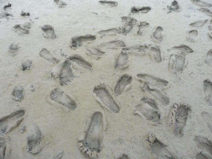 Kerstin Wüstenhöfer-Loges, Fotografie, “Tracks in the sand“, 2012