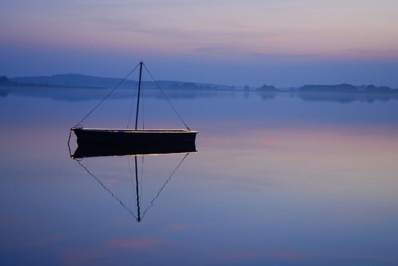 Kerstin Wüstenhöfer-Loges, Fotografie, “Boot in Blau“, 2009
