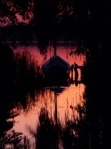 Kerstin Wüstenhöfer-Loges, Fotografie, “Boot in Klein Venedig“, 2009