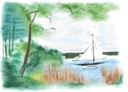 Thilo Brüggemann, Schülerarbeit, “Zeuthener See“, 2013