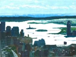 Ann Kathrin Riena, Schülerarbeit, “New York“, 2013